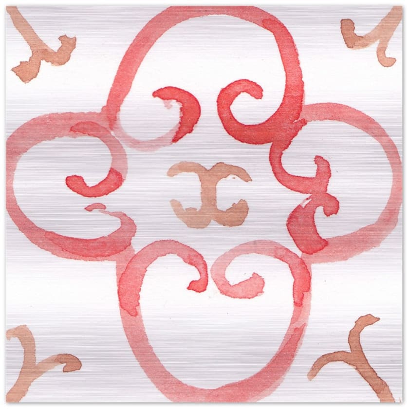 Tableau ceramique motif marocain Impression en aluminium 