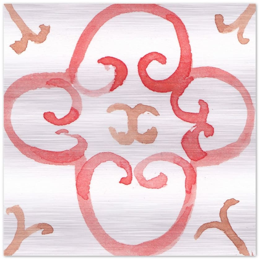 Tableau ceramique motif marocain Impression en aluminium 