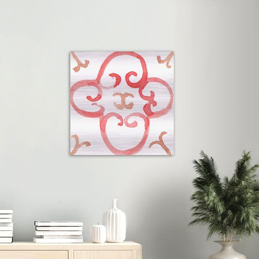 Tableau ceramique motif marocain Impression en aluminium 