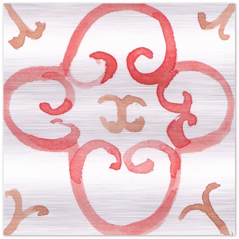 Tableau ceramique motif marocain Impression en aluminium 