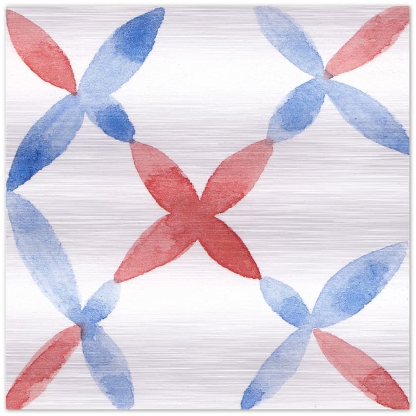 Tableau motif marocain decoration Impression en aluminium 