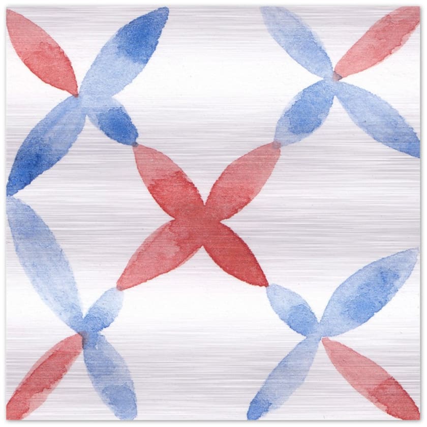 Tableau motif marocain decoration Impression en aluminium 