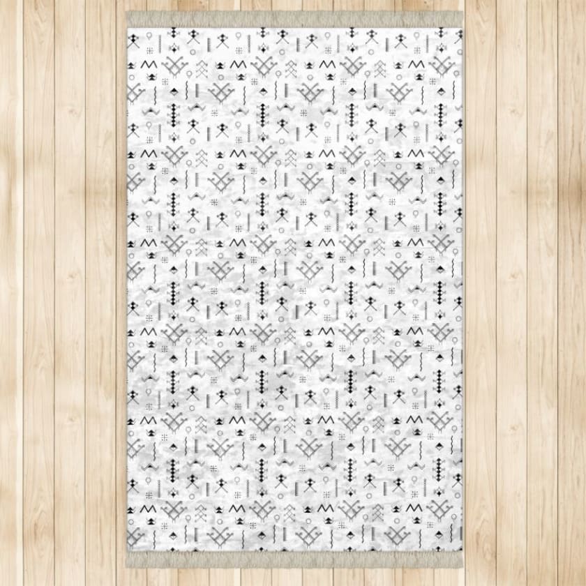 Tapis berbère 128x200 en velours