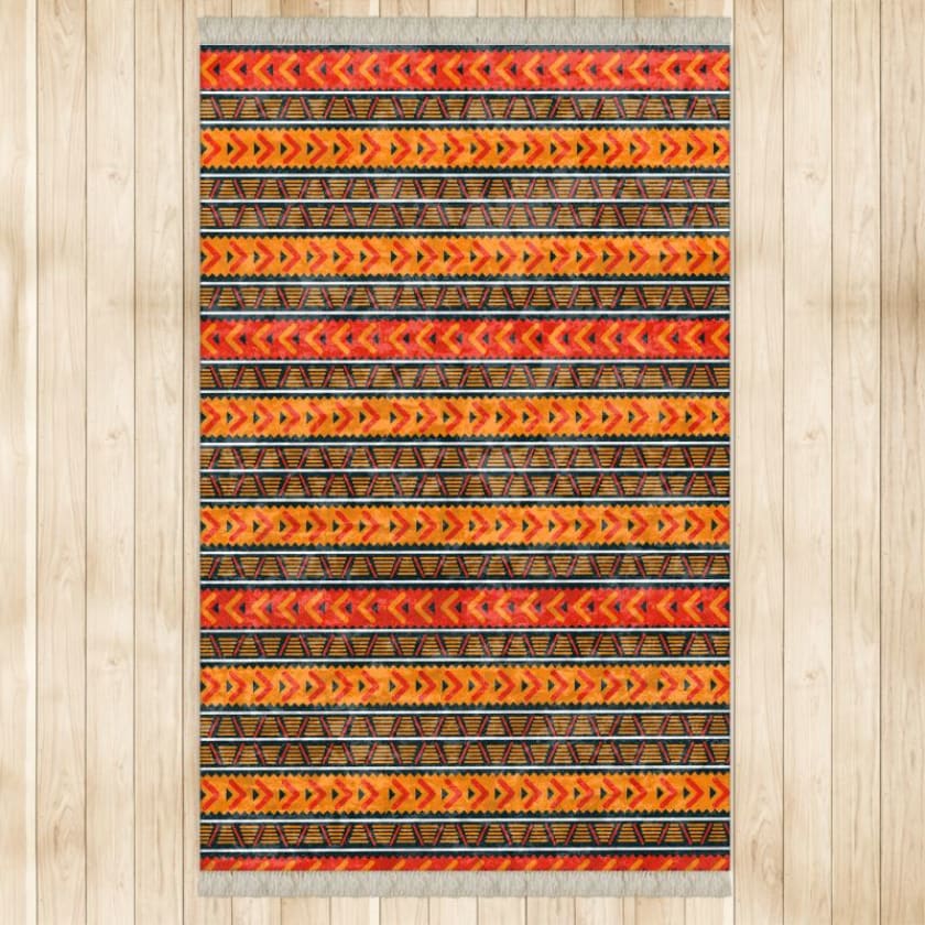 Tapis Marocain Motif berbère géométrique 128x200 velours