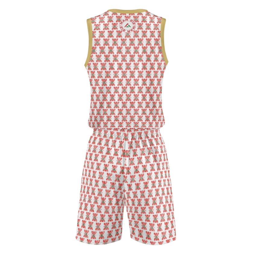 Tenue de basket Almamlaka motif berbère marocain