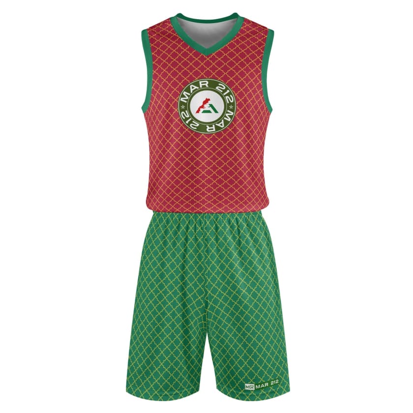 Tenue de basket Khzana MAR adultes unisexe 2 pièces