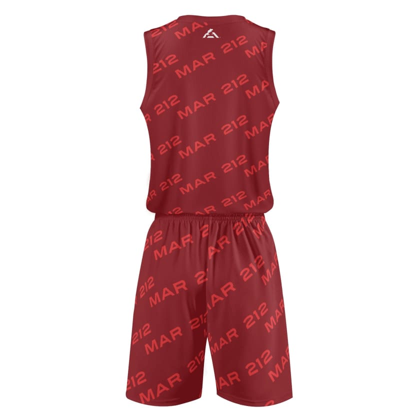 Tenue de basket MAR 212 unisexe 2 pièces