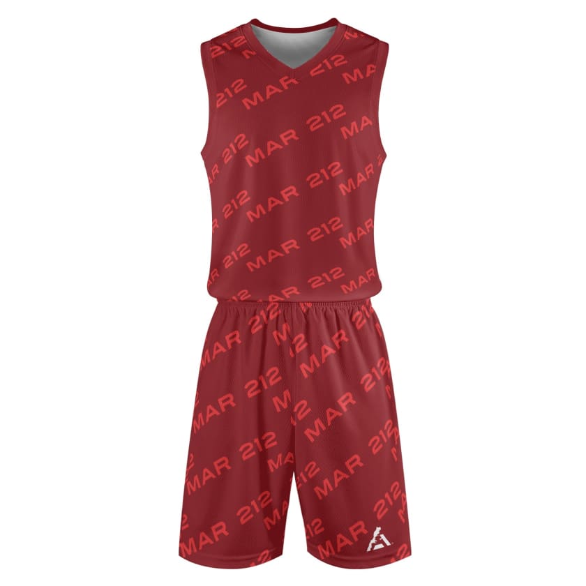 Tenue de basket MAR 212 unisexe 2 pièces