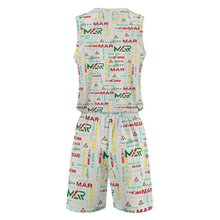 Tenue de basket MAR unisexe 2 pièces