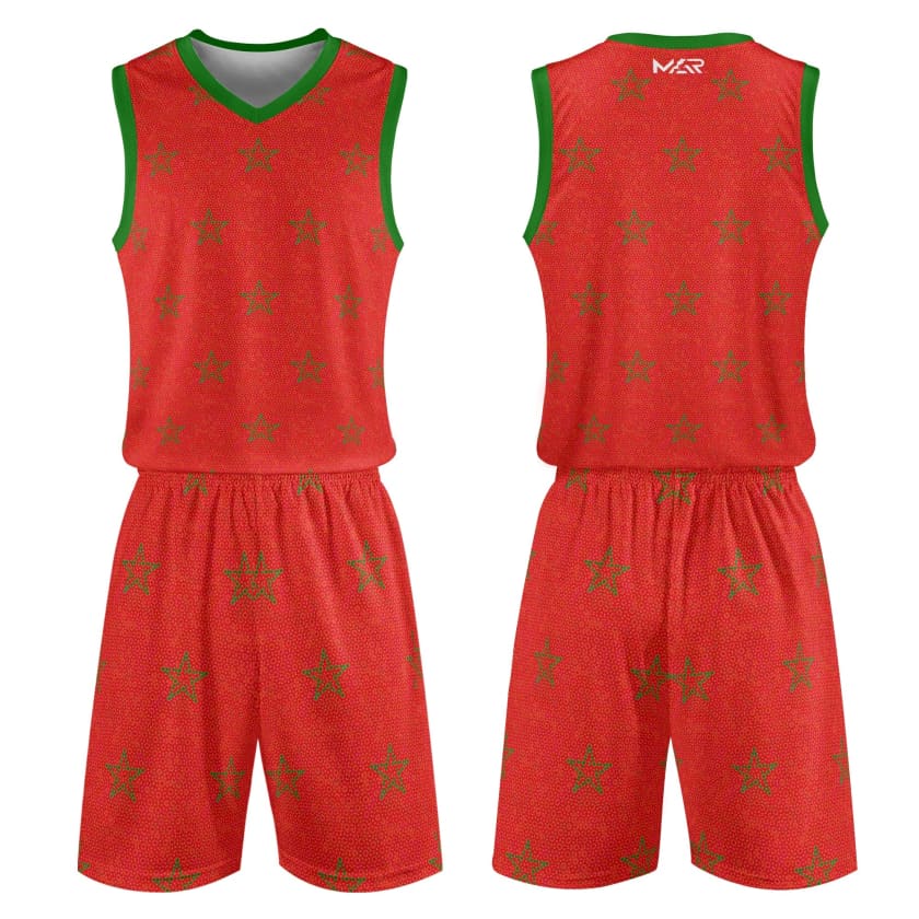 Tenue de basket Morocco star Jersey &amp; Short