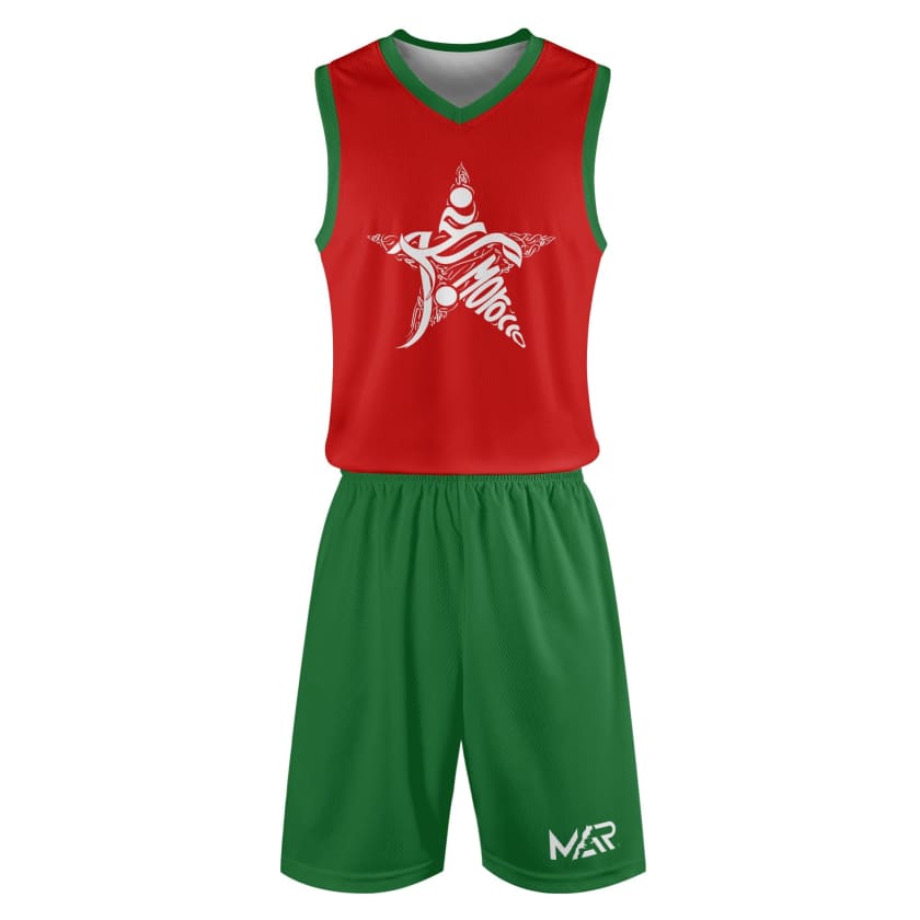 Tenue de basket Morocco Star v1