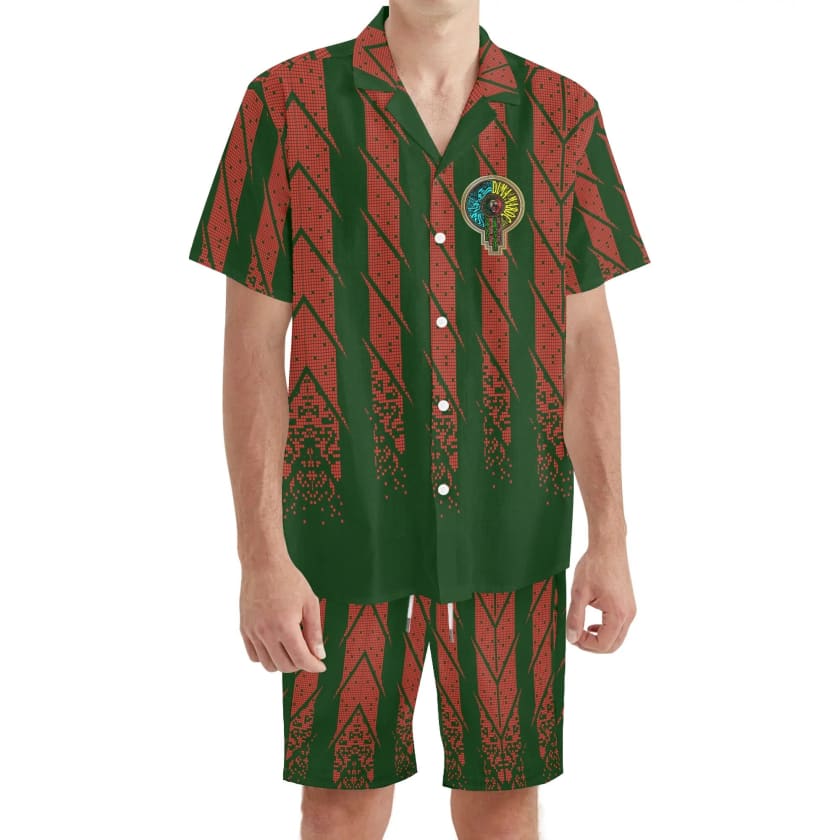 Tenue hawaïenne homme chemise et short MAR