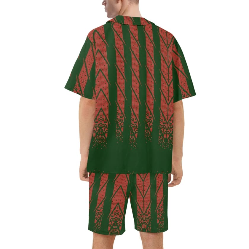 Tenue hawaïenne homme chemise et short MAR