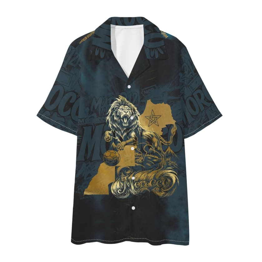 Tenue hawaïenne Morocco homme chemise et short MAR212