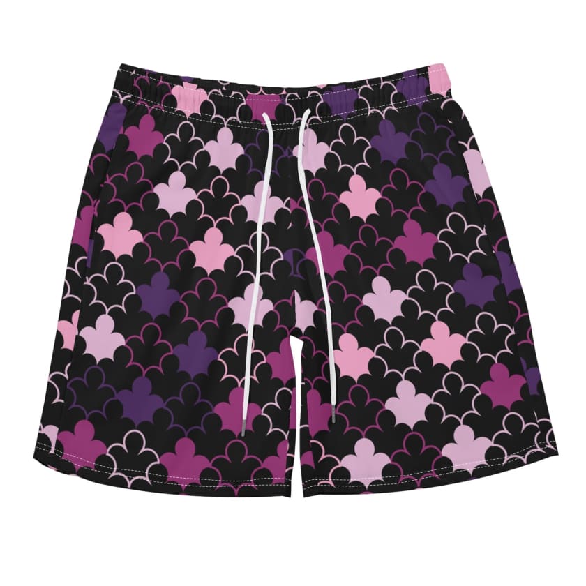 Tenue hawaïenne noire pour homme chemise et short MAR