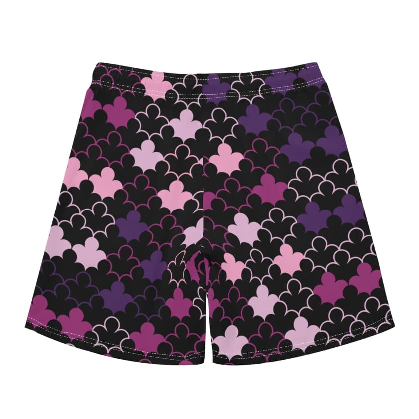 Tenue hawaïenne noire pour homme chemise et short MAR