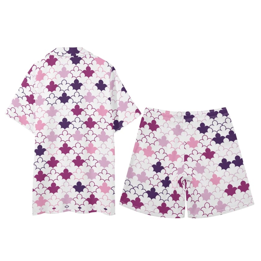 Tenue hawaïenne pour homme chemise et short MAR