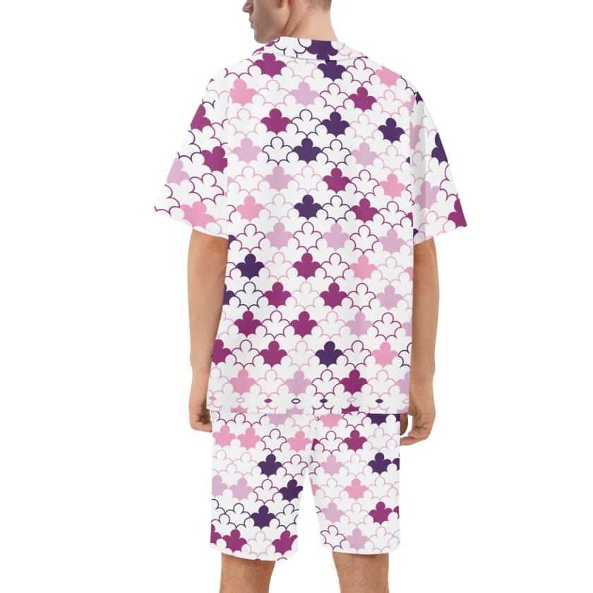 Tenue hawaïenne pour homme chemise et short MAR