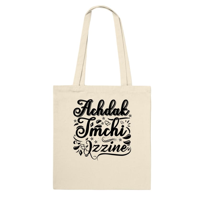 Tote Bag Achdak tmchi lzzine