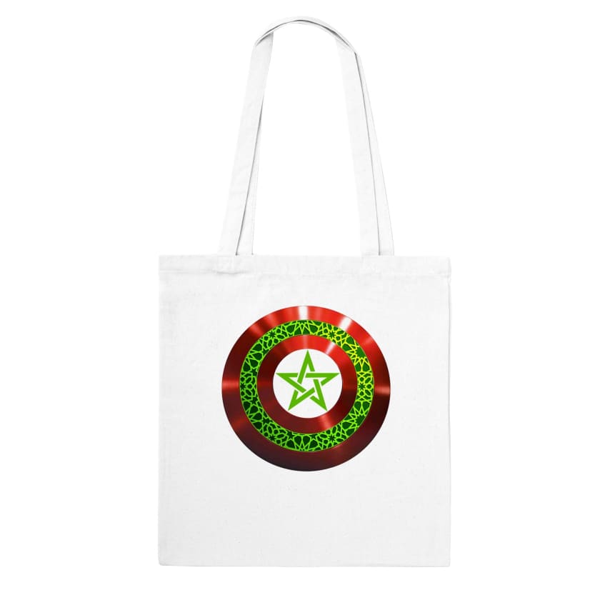 Tote Bag blanc Captain Morocco en céramique