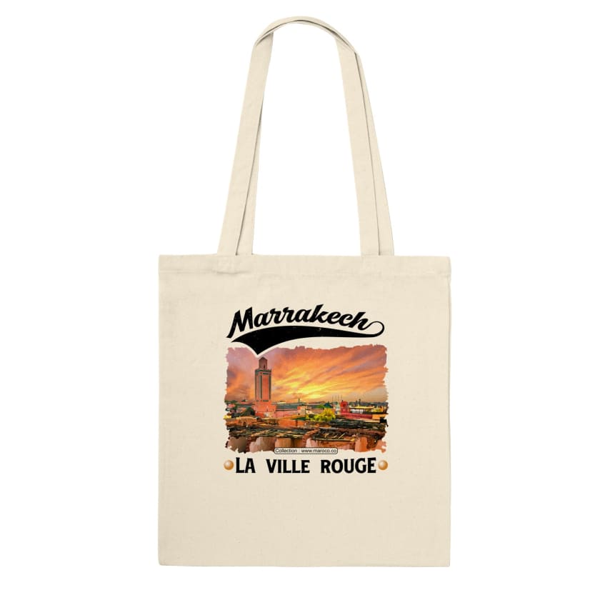 Tote Bag Marrakech la ville rouge ville du Maroc