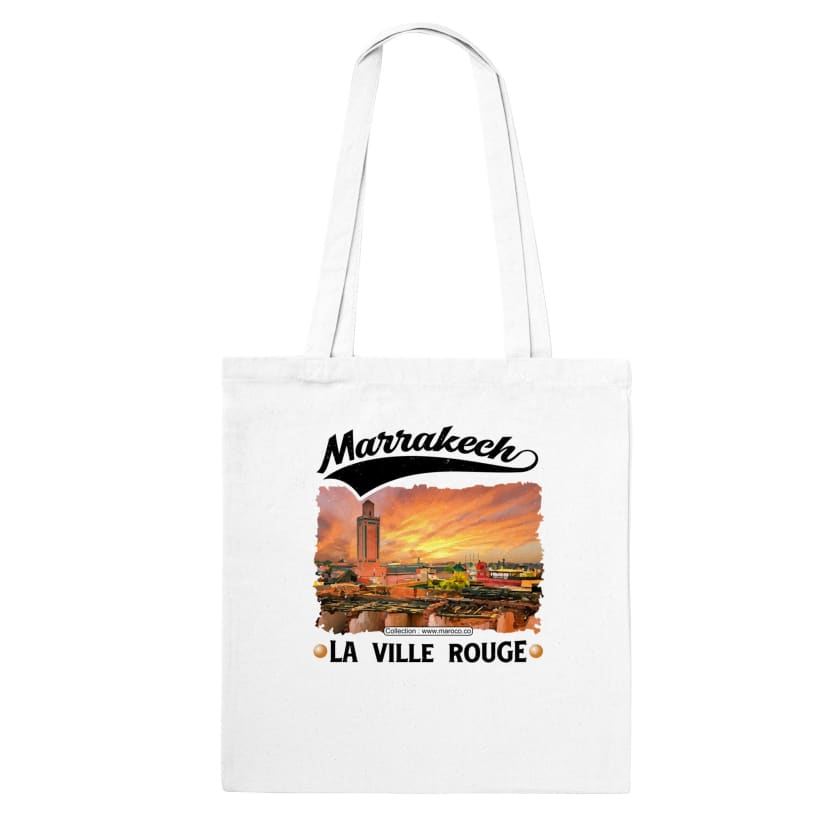 Tote Bag Marrakech la ville rouge ville du Maroc