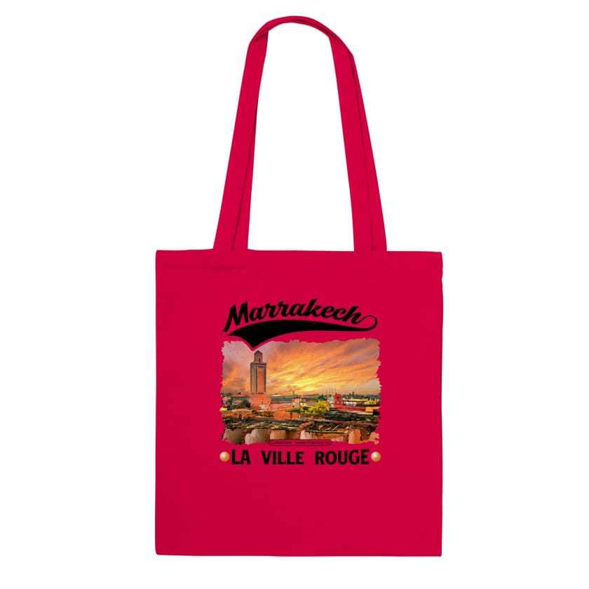 Tote Bag Marrakech la ville rouge ville du Maroc