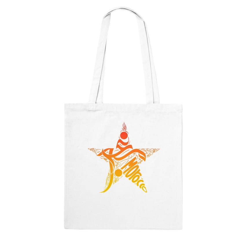 Tote Bag sacs fourre-tout Étoile Maroc design Morocco