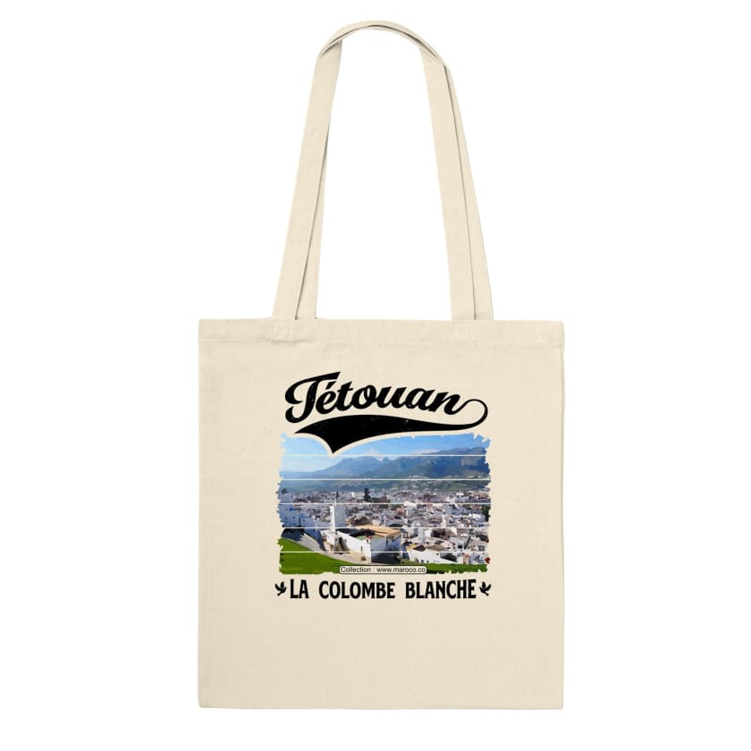 Tote Bag Tétouan la colombe Blanche ville du Maroc