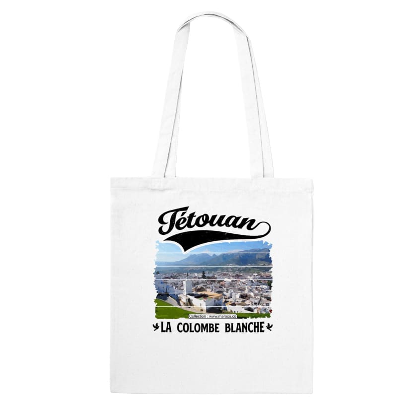 Tote Bag Tétouan la colombe Blanche ville du Maroc