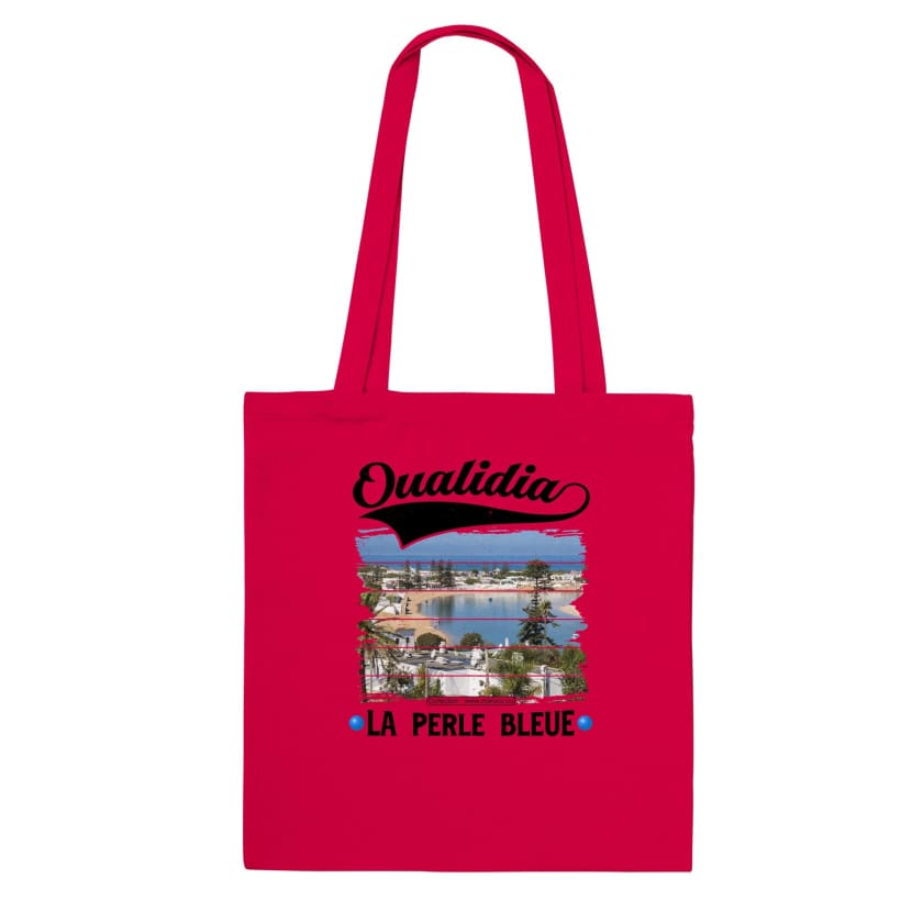 Tote Bag ville oualidia au maroc la perle bleue