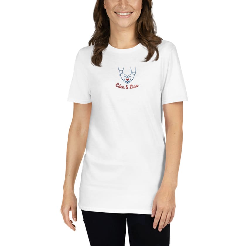 Tshirt Brodé Femme T-Shirt Personnalisé Femme Tee-Shirt