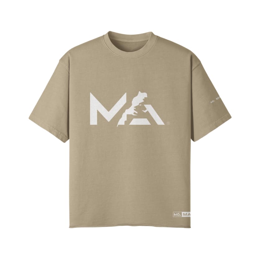 TShirt Oversize Logo M A Maroco brand Blanc
