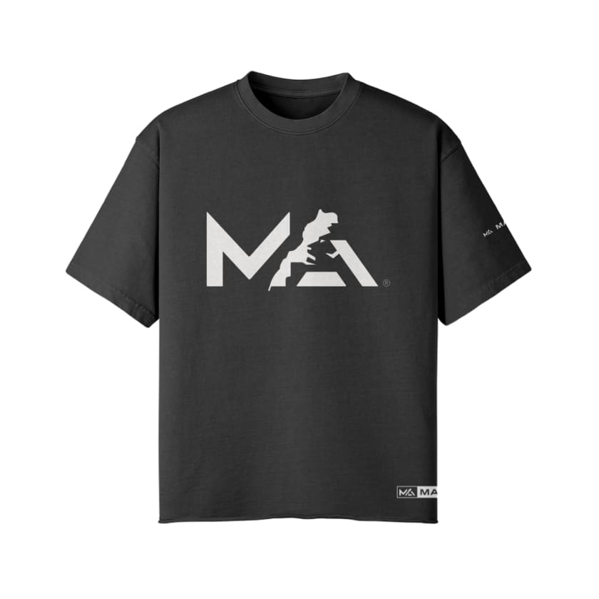 TShirt Oversize Logo M A Maroco brand Blanc