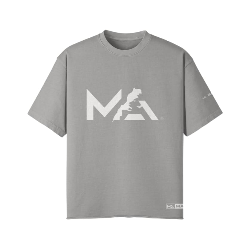 TShirt Oversize Logo M A Maroco brand Blanc