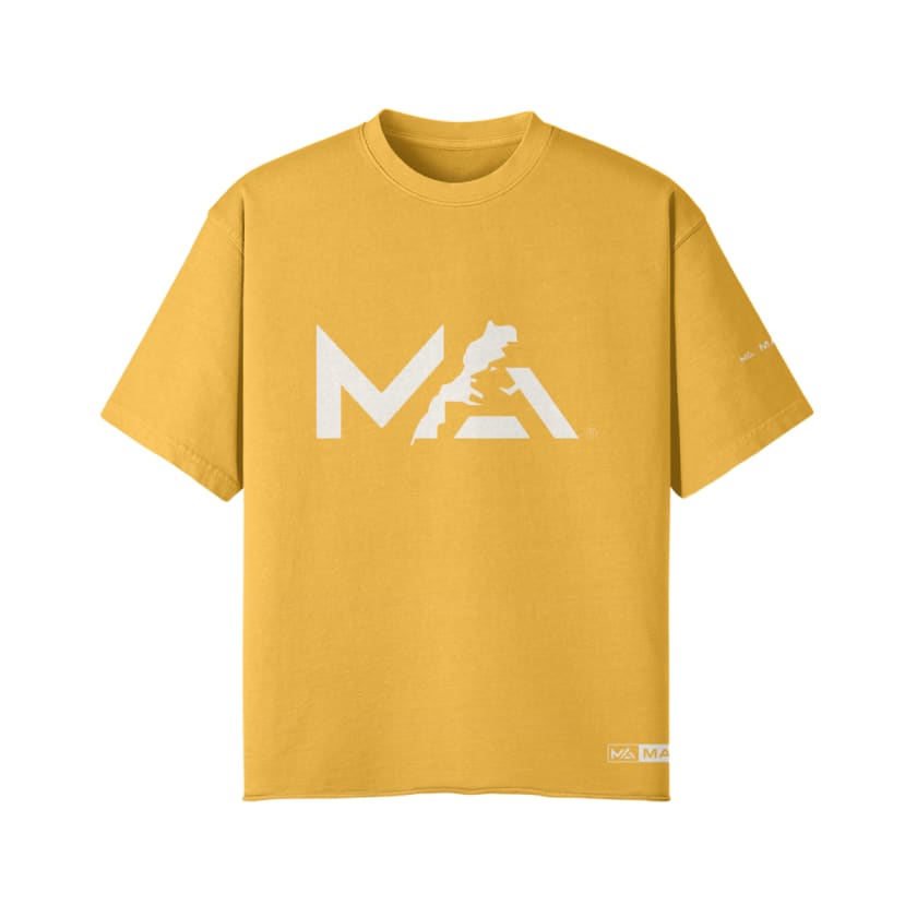 TShirt Oversize Logo M A Maroco brand Blanc
