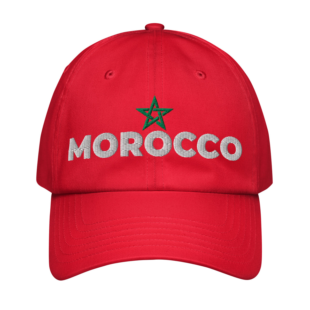 Casquette Under Armour® rouge MOROCCO brodée