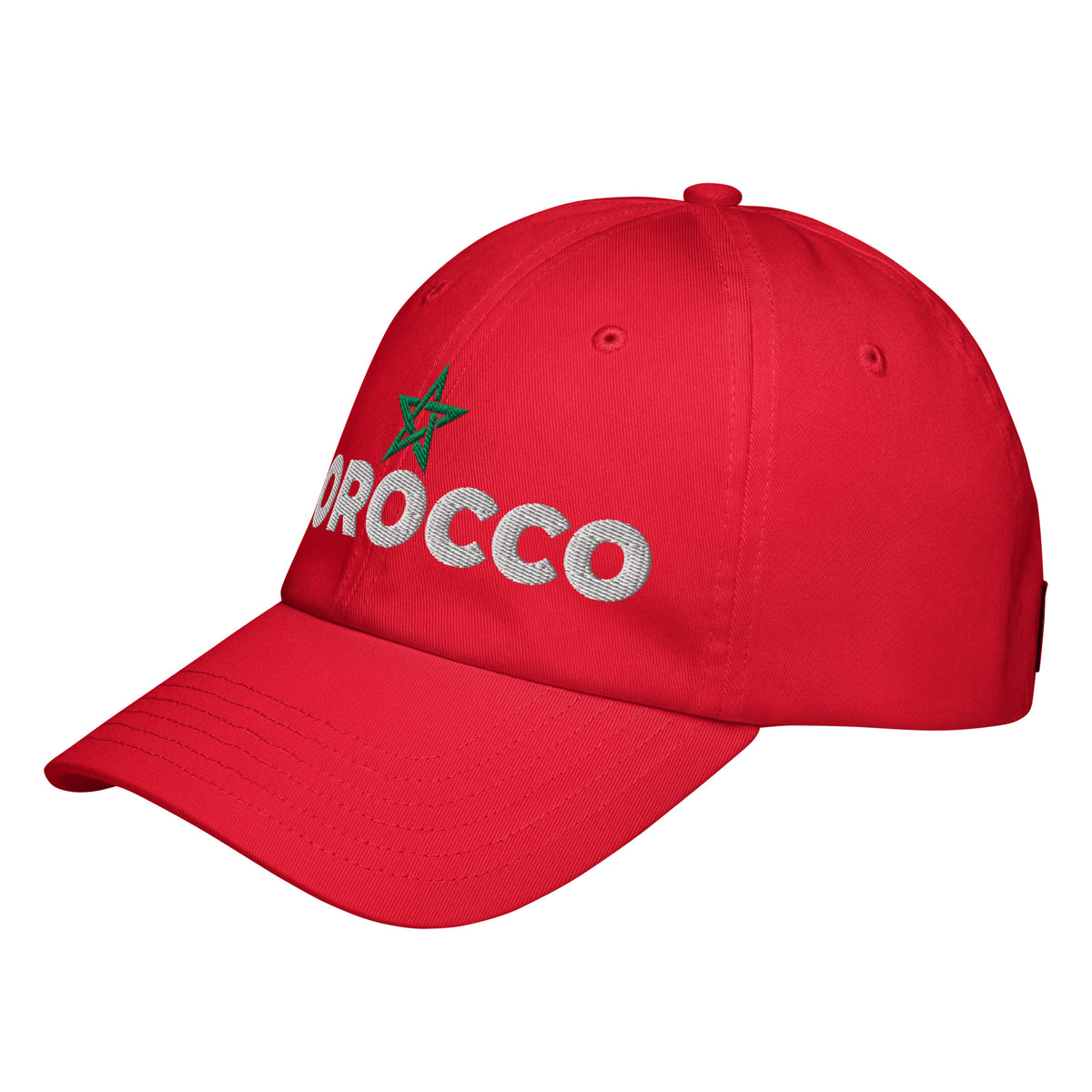 Casquette Under Armour® rouge MOROCCO brodée