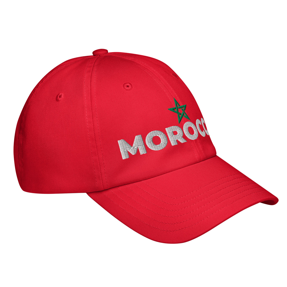 Casquette Under Armour® rouge MOROCCO brodée