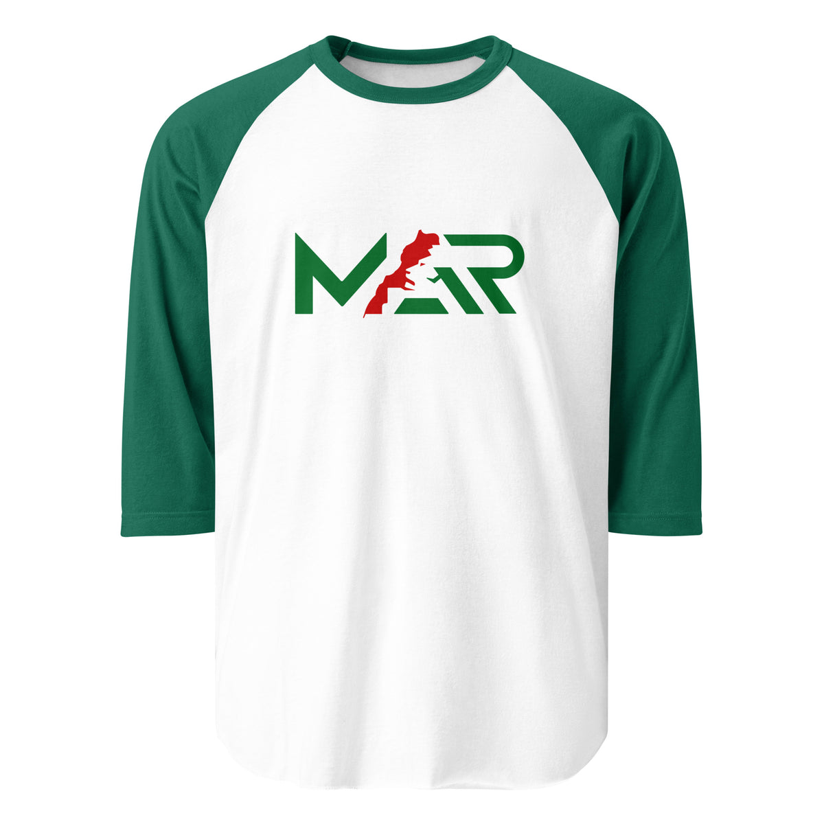 T-shirt MAR à Manches Raglan 3/4 unisexe