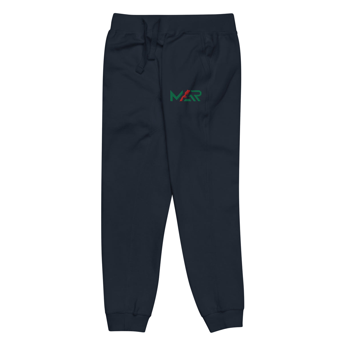 Pantalon de survêtement MAR brodé en molleton Bleu marine
