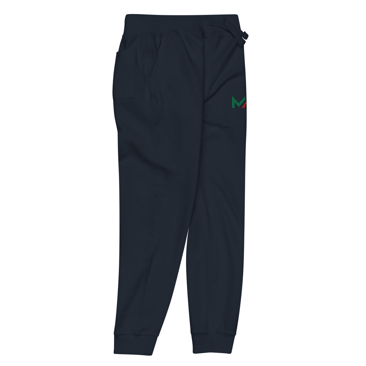 Pantalon de survêtement MAR brodé en molleton Bleu marine