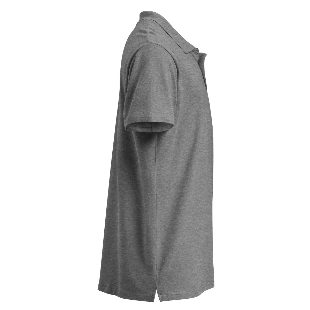 Polo MAR gris claire brodé unisexe