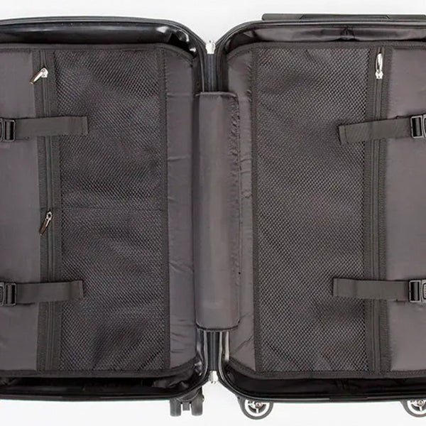 Valise Antler INFINI – Cabine Large Grise – Hybride Nylon – Roulettes