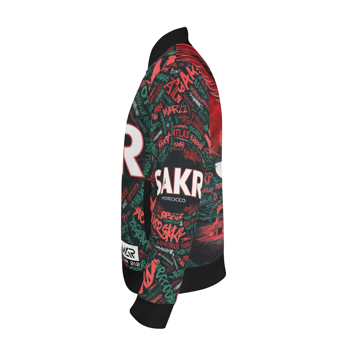 Veste de baseball SAKR MOROCCO unisexe Varsity