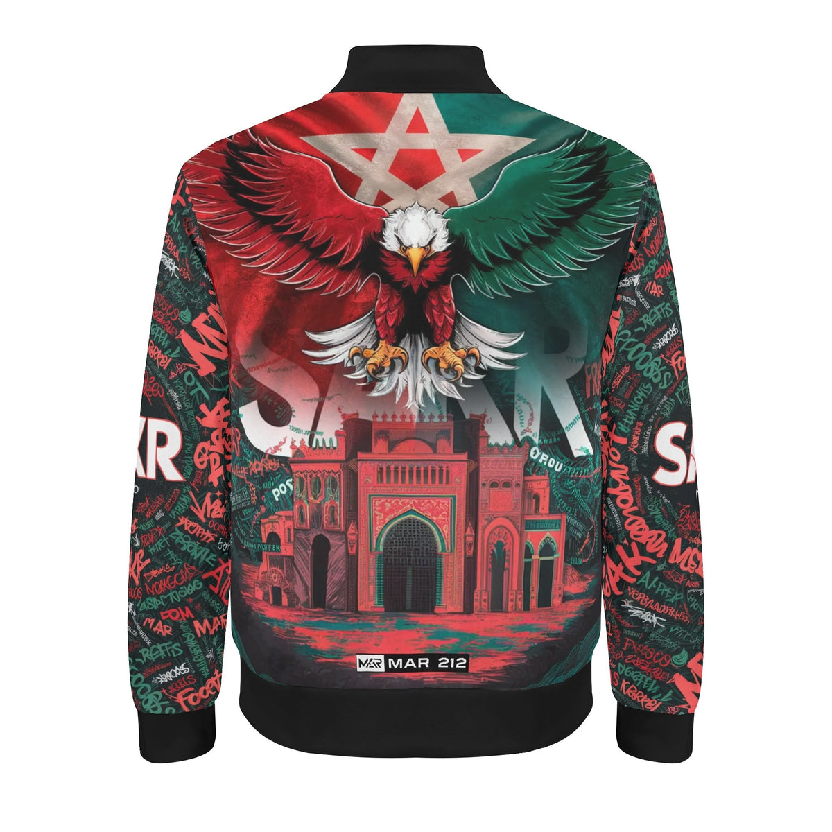 Veste de baseball SAKR MOROCCO unisexe Varsity