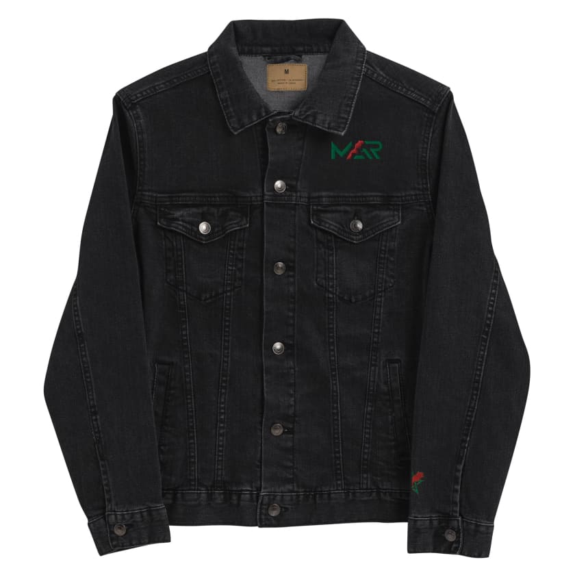 Veste denim MAR212 brodé unisexe