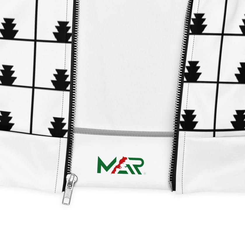 Veste Khzana MAR unisexe blanc