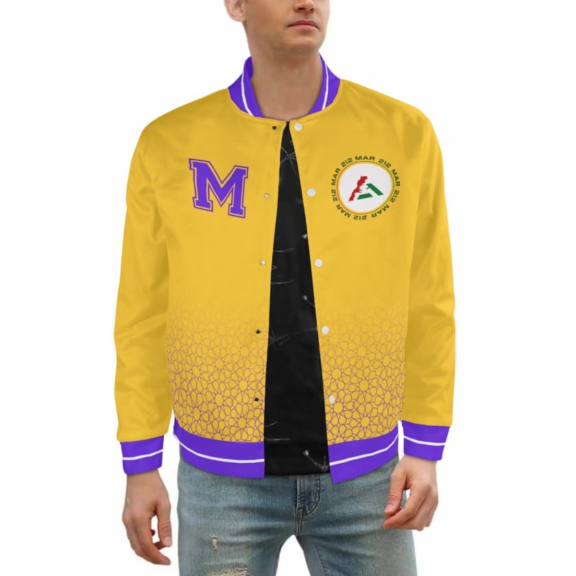 Veste Morocco Jaune Varsity unisexe