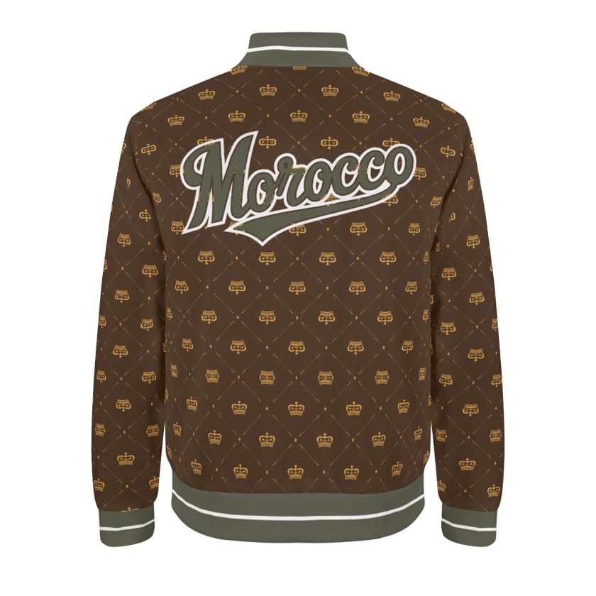 Veste Morocco marron Varsity unisexe